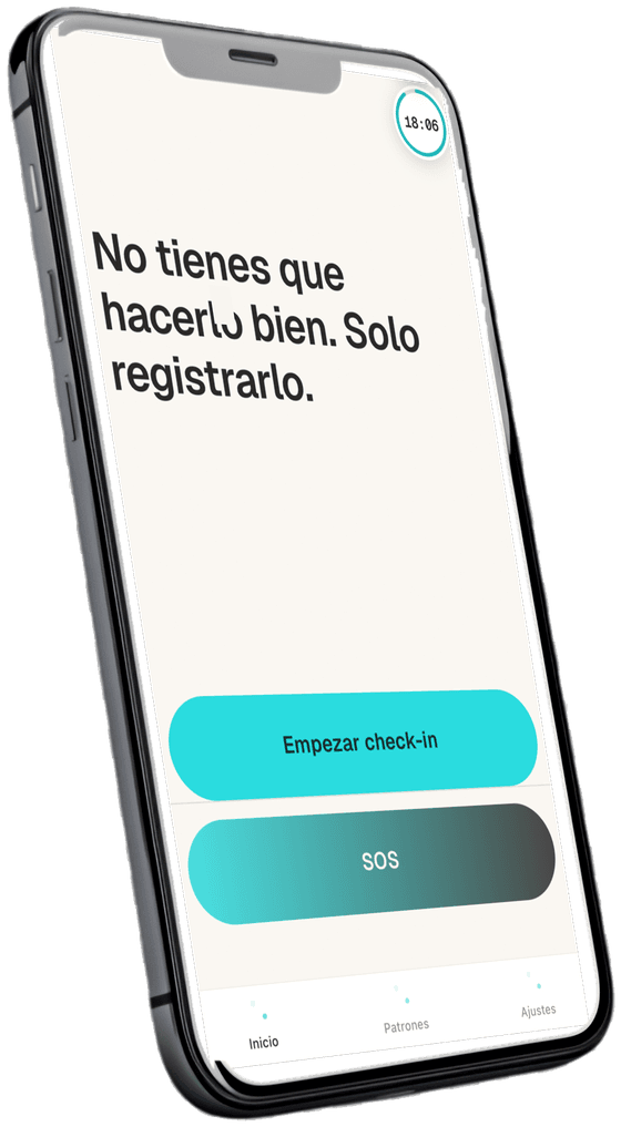 Check-in: no tienes que hacerlo bien, solo registrarlo.